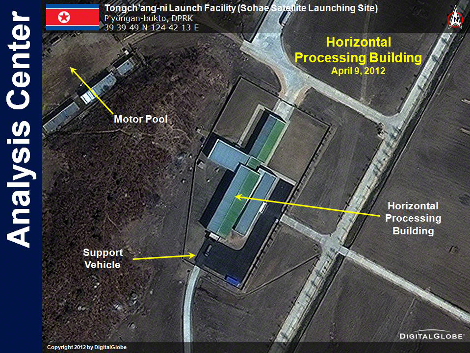 North Korea Rocket Launch Site Seen From Space